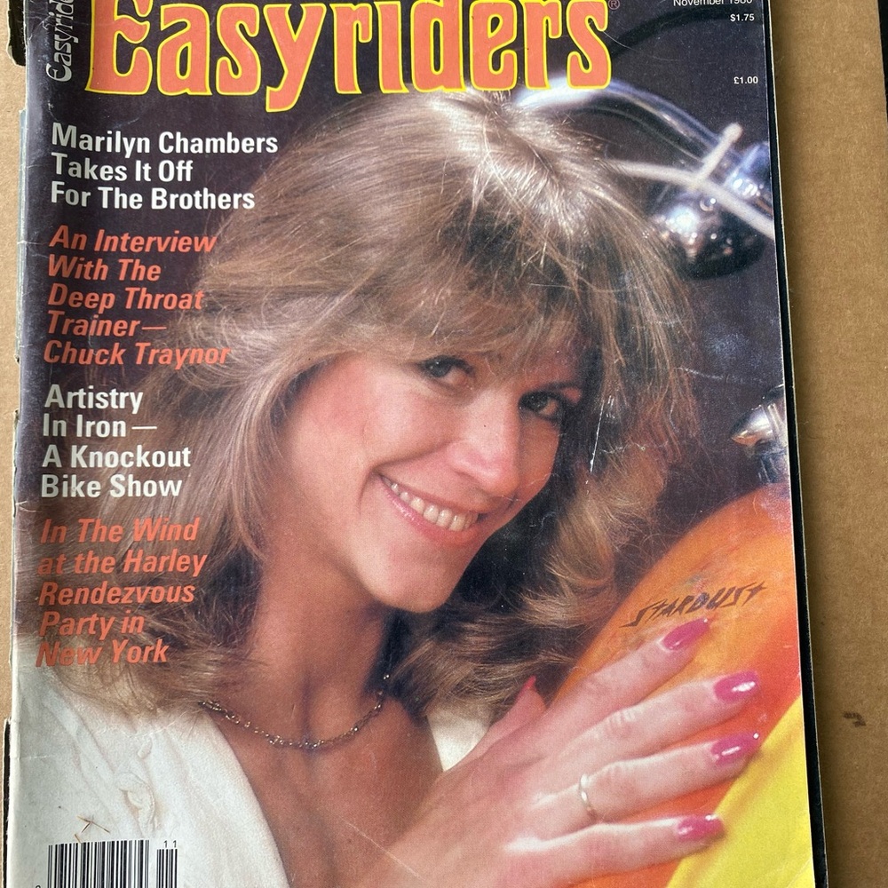 Vintage Easy Rider Chopper Magazine November 1980 intact David Mann Centerfold